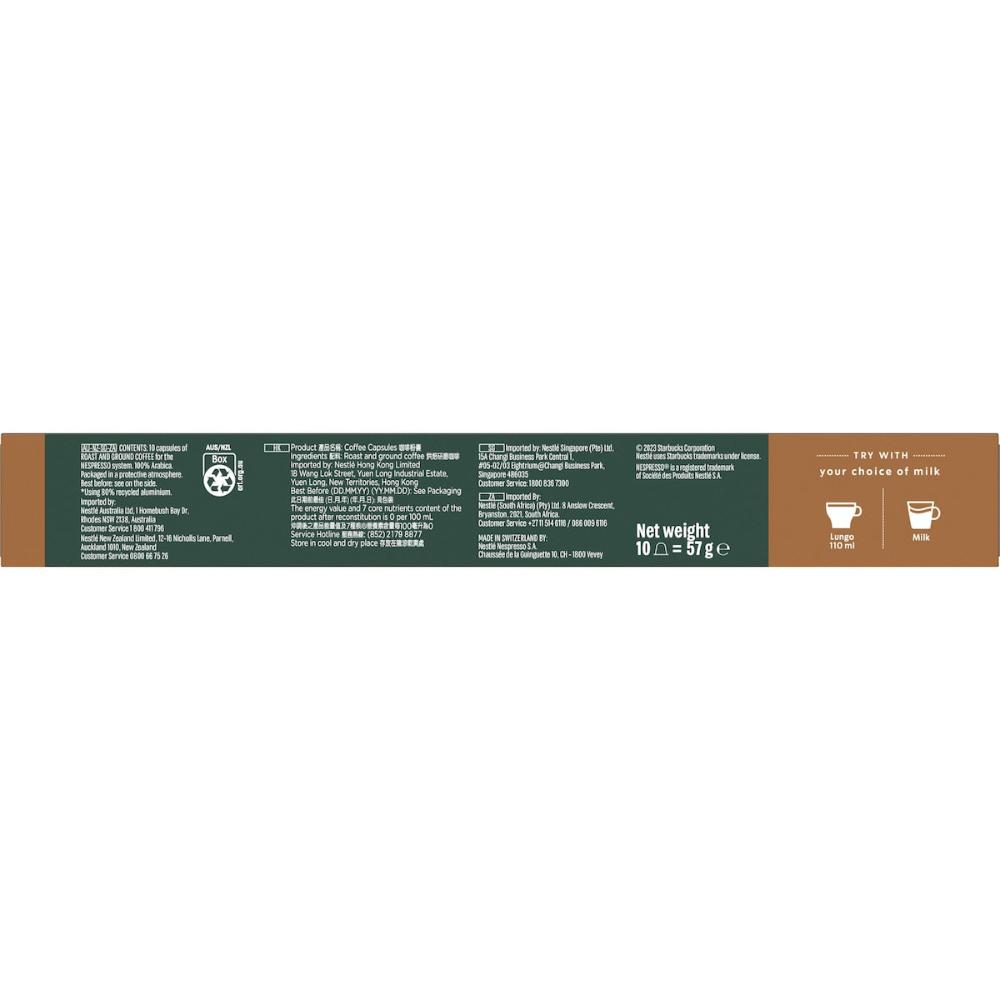 Starbucks By Nespresso House Blend Coffee Pods Capsules 100 Pack