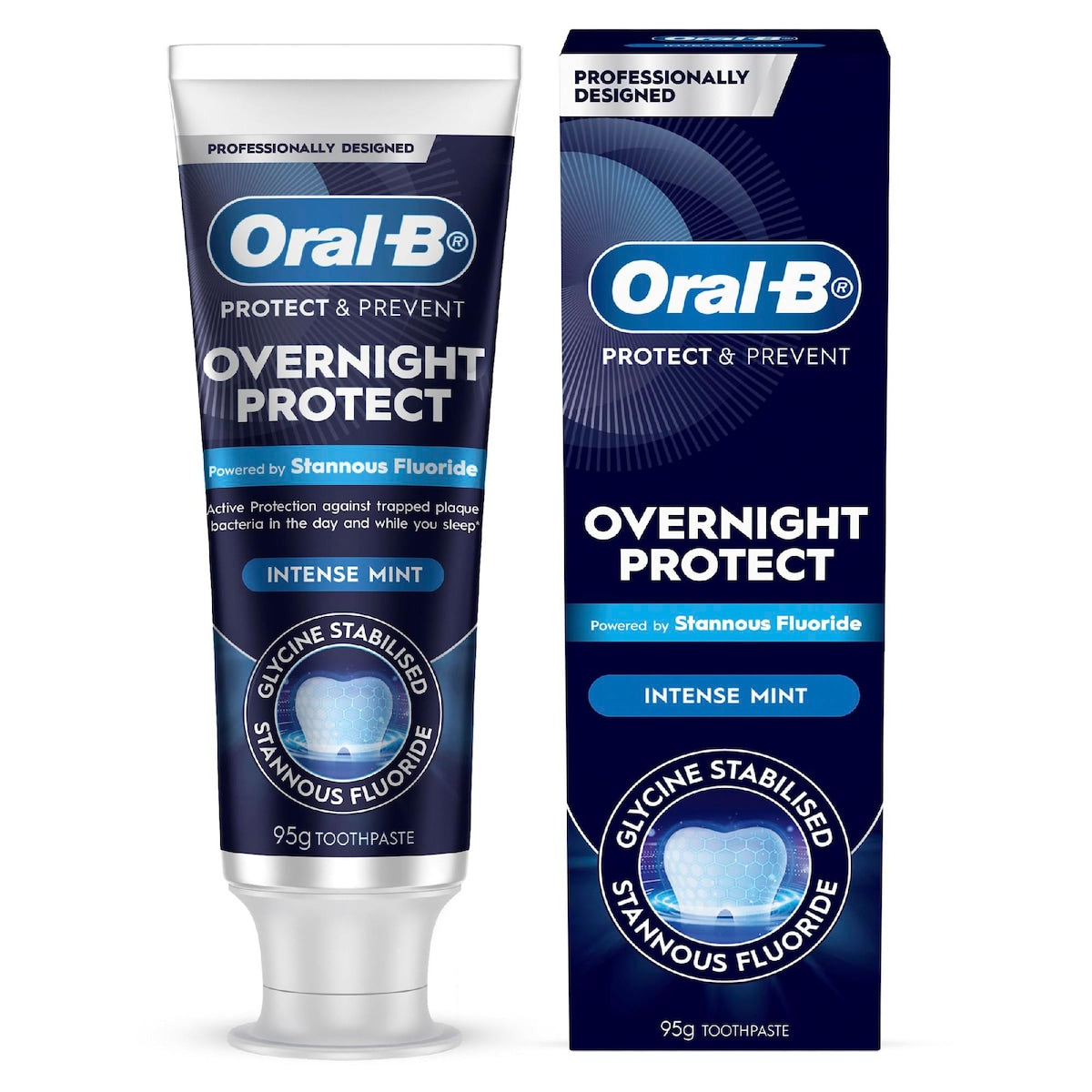 Oral-B Overnight Protect Toothpaste Intense Mint 95g