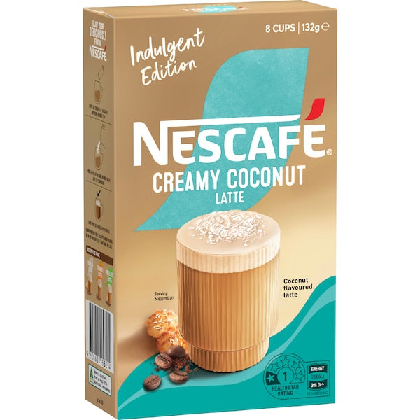 Nescafe Creamy Coconut Latte Coffee Sachets (80 serves)