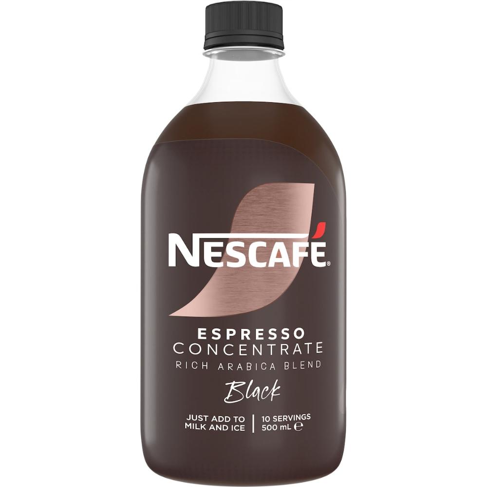 3 x Nescafe Espresso Concentrate Black Liquid Coffee 500ml