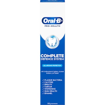 5 x Oral-B Pro Health Complete Defense All Round Clean Toothpaste 200g