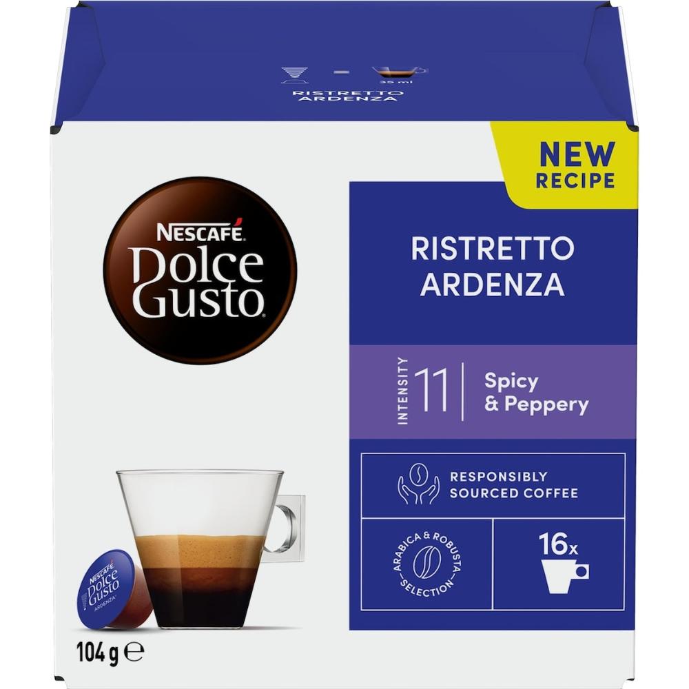 5 x Nescafe Dolce Gusto Ristretto Ardenza Spicy & Peppery 16 Pack