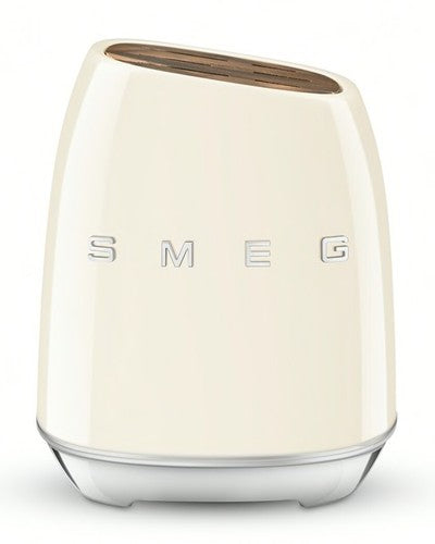 SMEG Knife Block - Cream