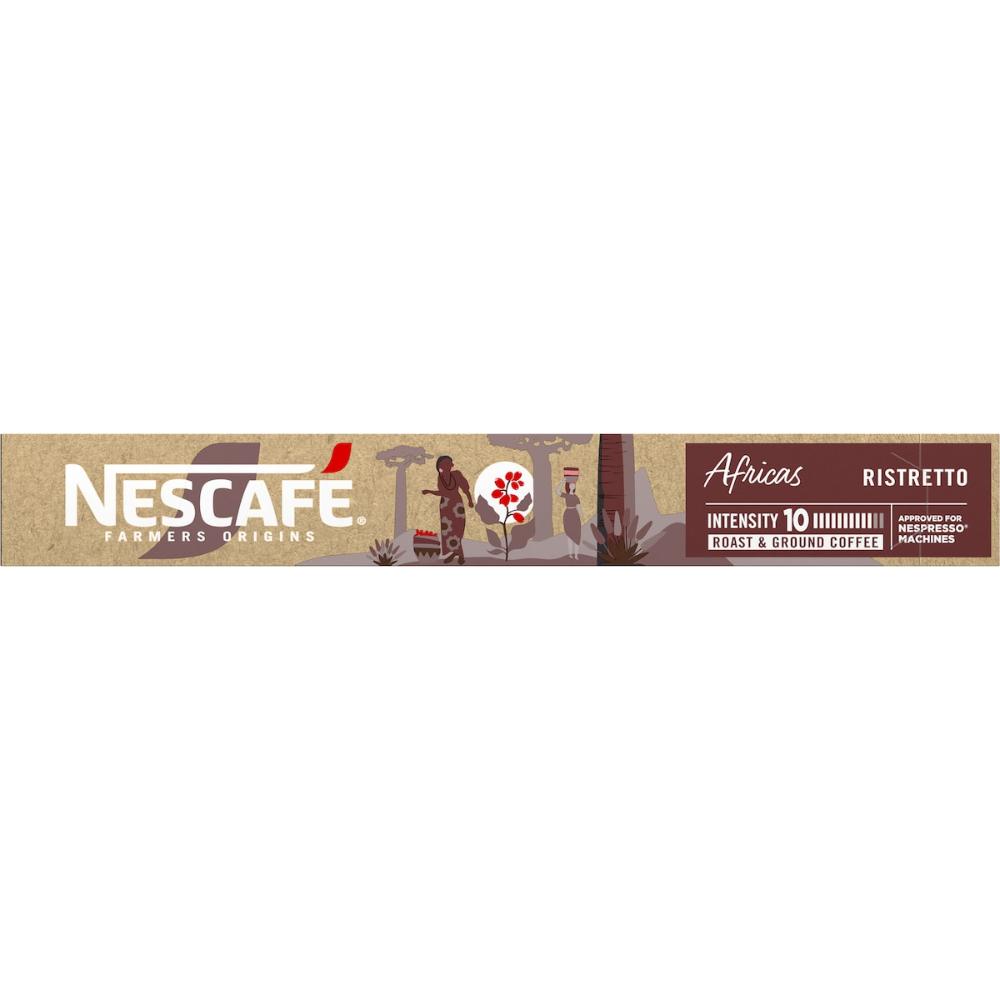 Nescafe Farmers Origin Pods Africas Ristretto Coffee Capsules 100 Pack