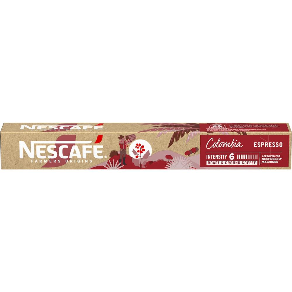 Nescafe Farmers Origin Pods Colombia Espresso Coffee Capsules 100 Pack