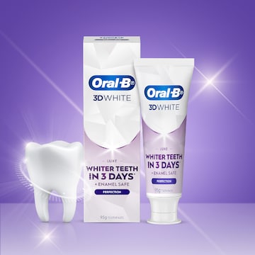 5 x Oral-B 3D White Luxe Perfection Whitening Toothpaste 95g