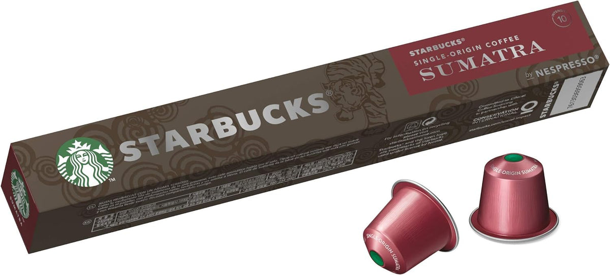 Starbucks By Nespresso Coffee Pods Variety Pack 60 Capsules (10 of each flavour)