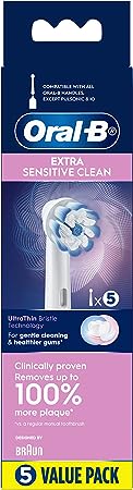 Oral B Power Toothbrush Extra Sensitive Refills 5 Pack