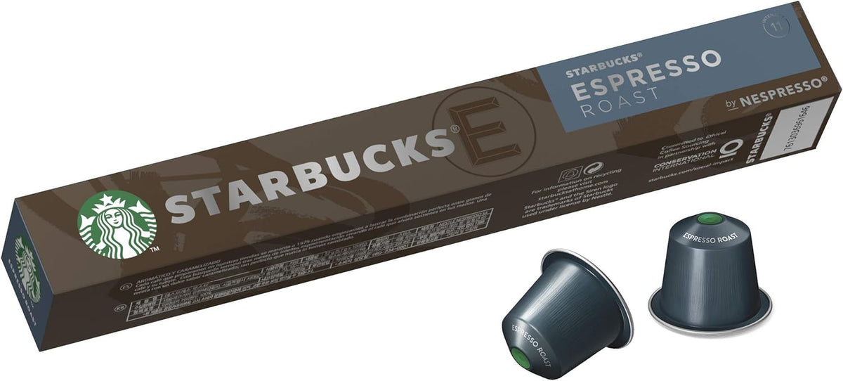 Starbucks By Nespresso Coffee Pods Variety Pack 60 Capsules (10 of each flavour)