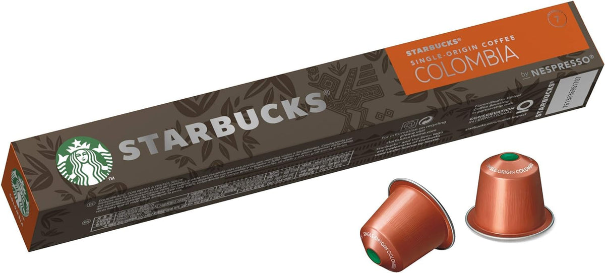 Starbucks By Nespresso Coffee Pods Variety Pack 60 Capsules (10 of each flavour)