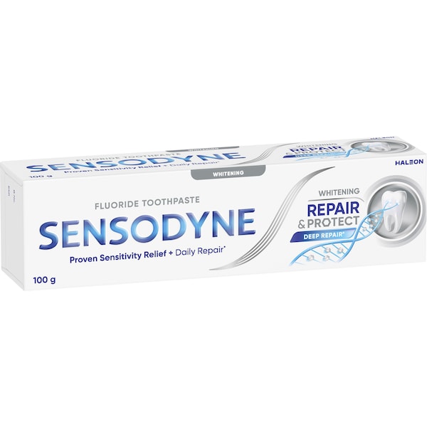 5 x Sensodyne Repair & Protect Whitening Toothpaste For Sensitive Teeth 100g