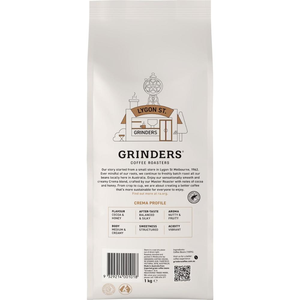 Grinders Crema Coffee Beans 3kg