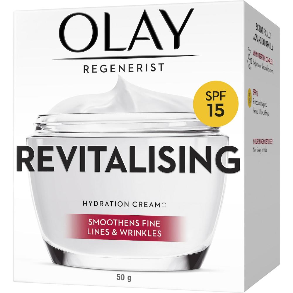 2 x Olay Anti Ageing Revitalising Cream Moisturiser SPF 15 50g
