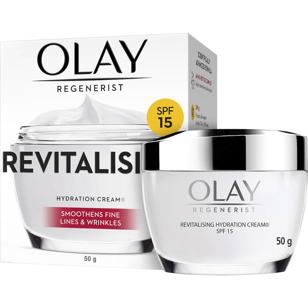 2 x Olay Anti Ageing Revitalising Cream Moisturiser SPF 15 50g