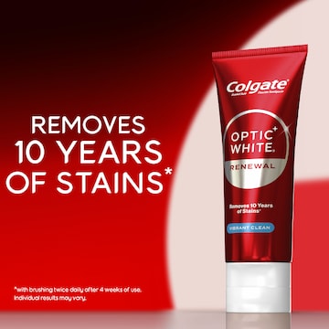 3 x Colgate Teeth Whitening Toothpaste Optic White Renewal Vibrant 85g
