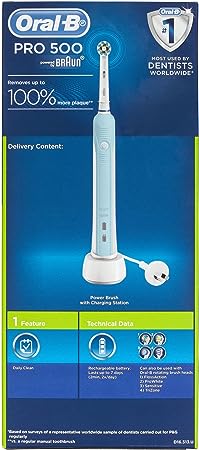 Oral B CROSSACTION PRO 500 Rechargeable Electric Toothbrush