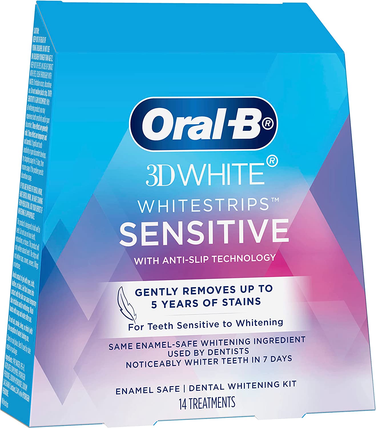 Oral-B 3D White Sensitive Whitestrips 14pk