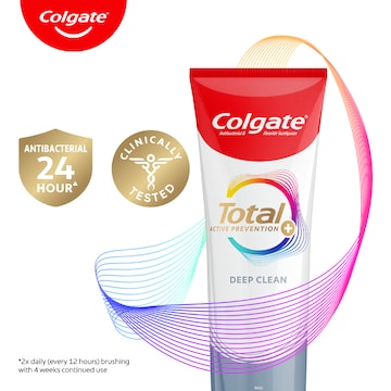 5 x Colgate Total Active Prevention Deep Clean Toothpaste 115g