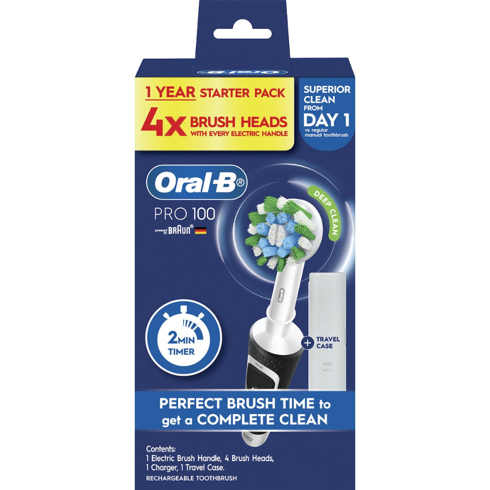Pro 100 Deep Clean Electric Toothbrush Starter Kit