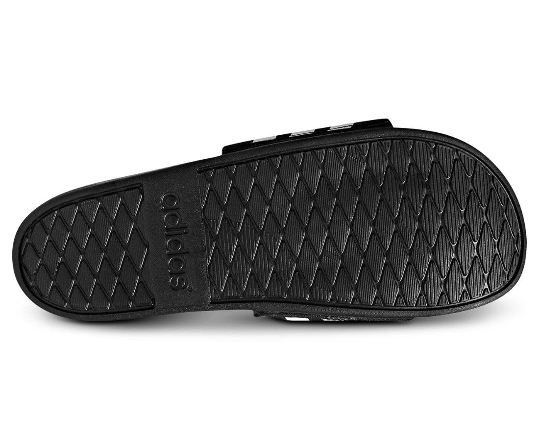 Adidas Unisex Adilette Comfort Slides - Core Back/Cloud White