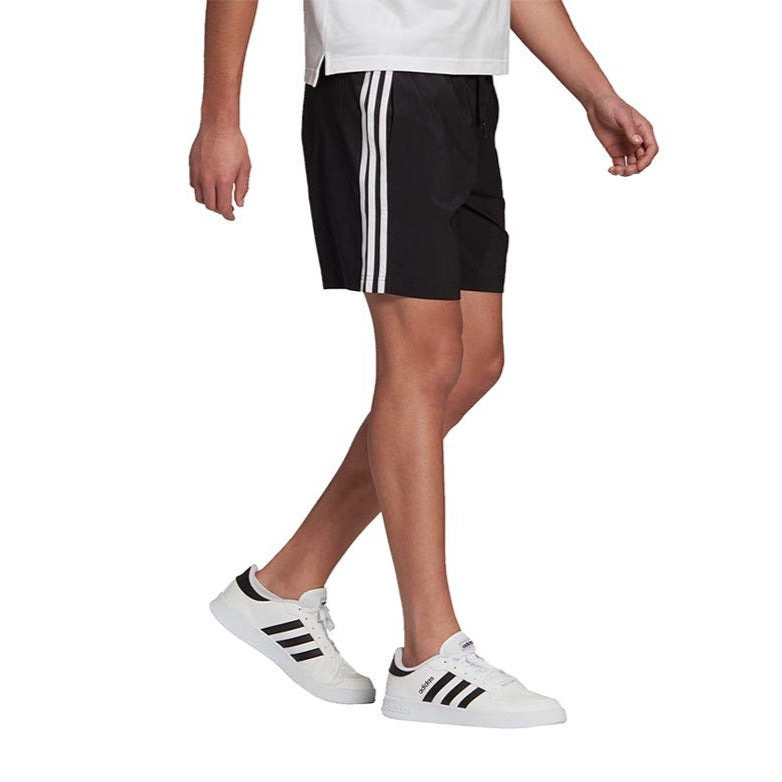 Adidas Men's 3 Stripe Chelsea Short - Black/White