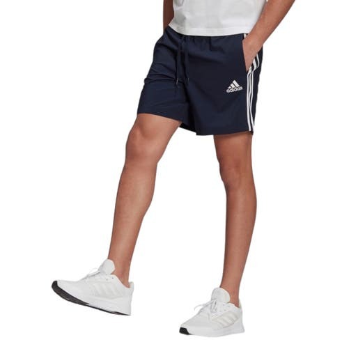 Adidas Men's 3 Stripe Chelsea Short - Legend Ink/White