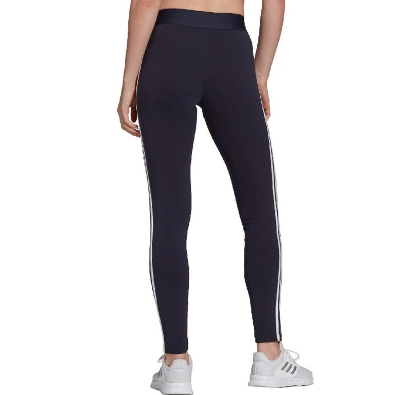 Adidas Women's 3 Stripe Legging - Legend Ink/White
