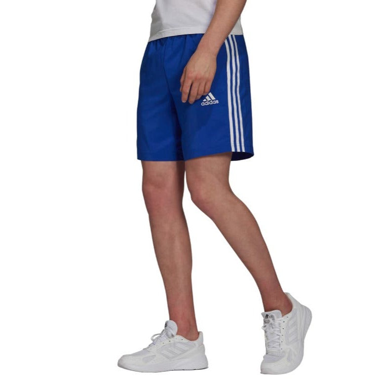 Adidas Men's 3 Stripe Chelsea Shorts - Bold Blue/White