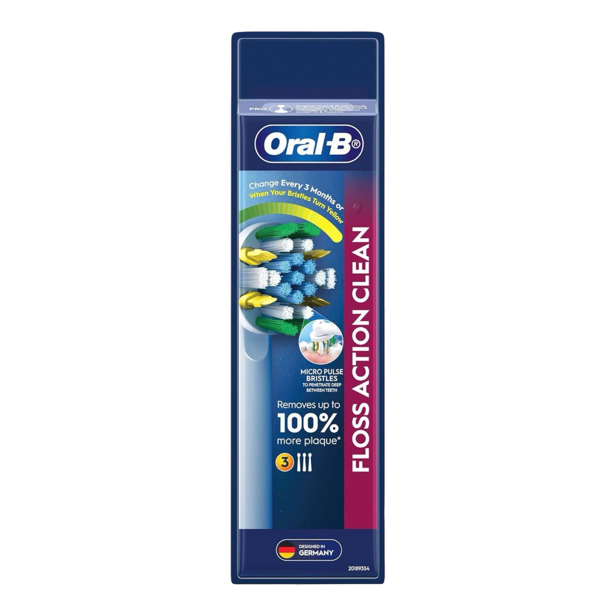 Oral-B Replacement Brush Heads Refills – Everyday Clean / Deep Clean / FlossAction / Extra Sensitive 12 Pack