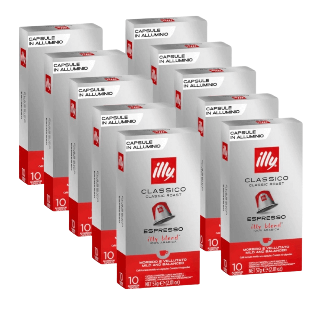 Illy Classico Classic Roast Espresso Capsules 100 Capsules