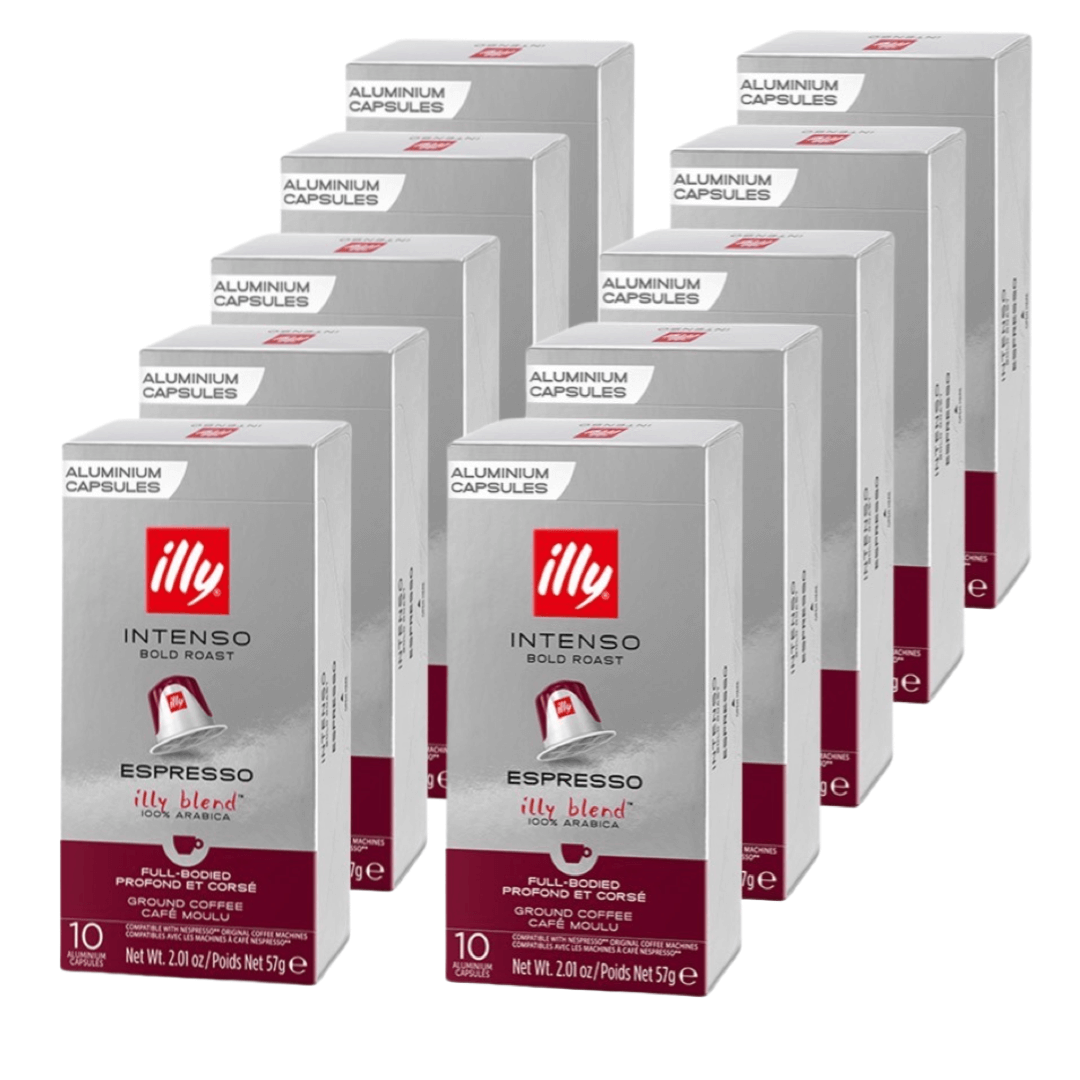 Illy Intenso Bold Roast Espresso Capsules 100 Capsules