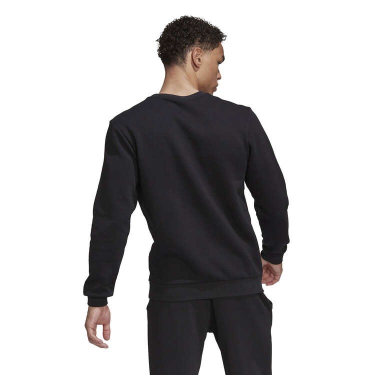 adidas Mens Essentials Big Logo Sweatshirt - Black