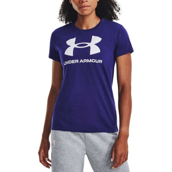 Under Armour Womens Ultra-Soft Sportstyle Graphic Tee - Blue