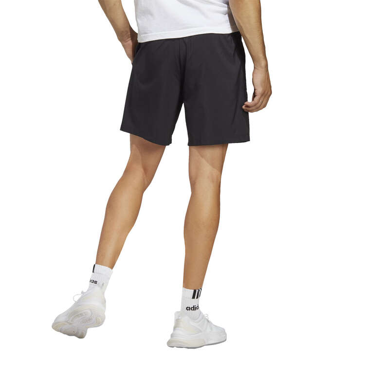 adidas Mens Essentials Chelsea Linear Logo Shorts - Black