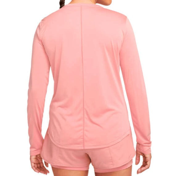 Nike Womens Dri-FIT One Standard Longsleeve Top - Pink