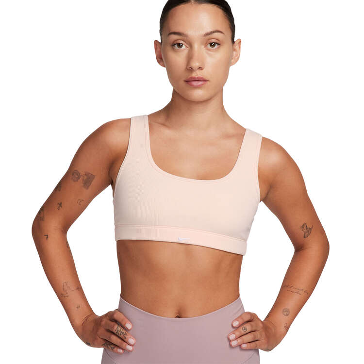 Nike Womens Dri-FIT Alate All U Ribbed Sports Bra - Pink