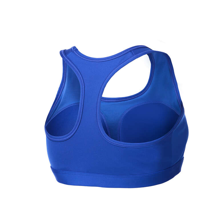 Nike Womens Swoosh Medium-Support Padded Sports Bra - Blue