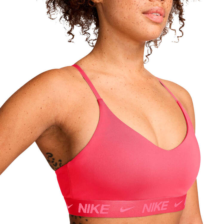 Nike Womens Dri-FIT Indy Padded Light Support Sports Bra - Pink