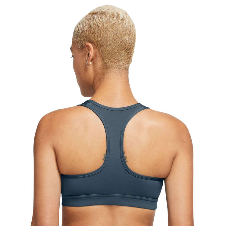 Nike Womens Swoosh Medium Support Padded Sports Bra - Navy