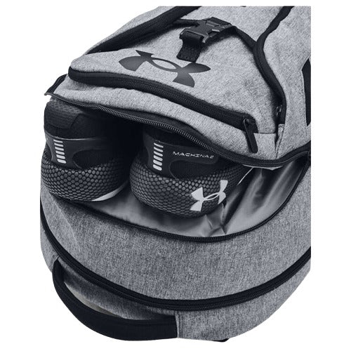 Under Armour Hustle Pro Backpack - Grey Pitch