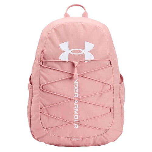 Under Armour Hustle Sports Backpack - Pink Fizz / White