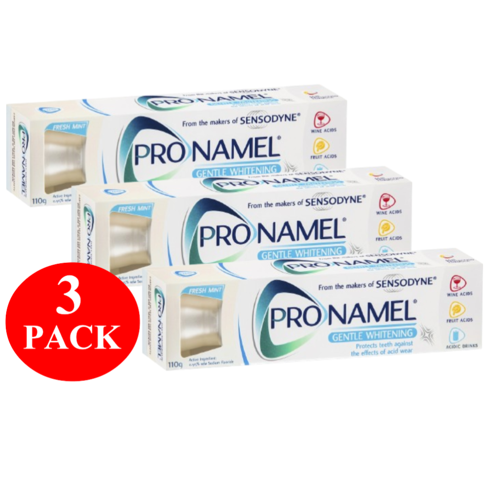 3 x Sensodyne Pronamel Gentle Whitening Enamel Toothpaste 100g