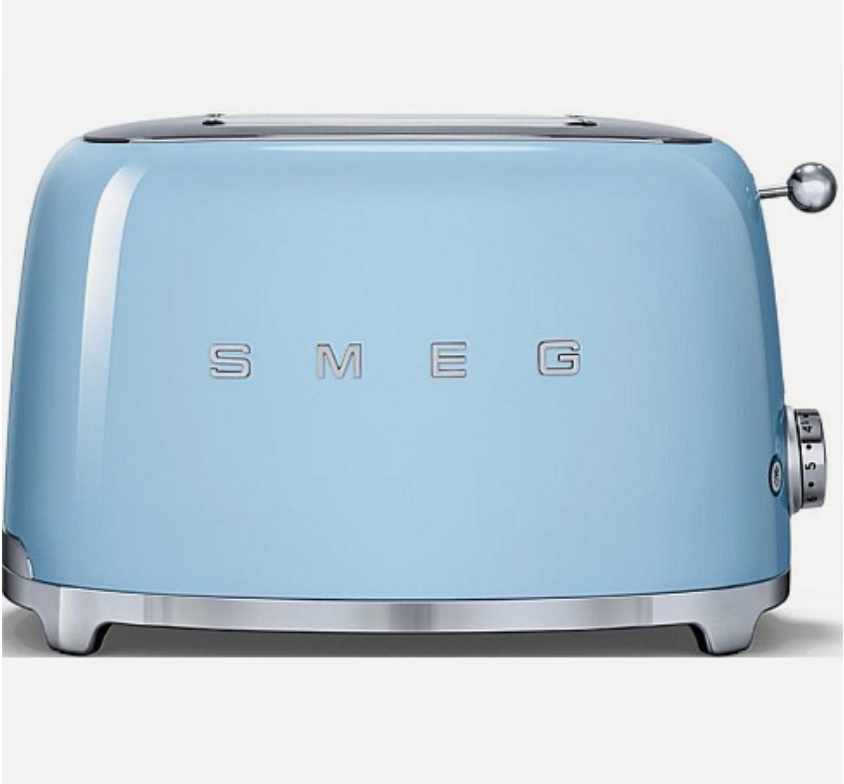 SMEG 50s Style 2 Slice Toaster - Pastel Blue