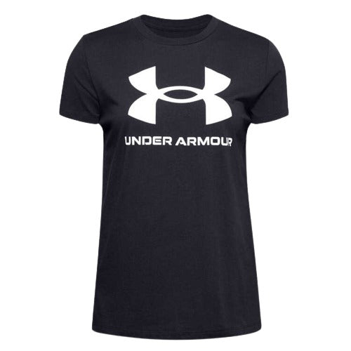 Under Armour Womens Ultra-Soft Sportstyle Graphic Tee - Black