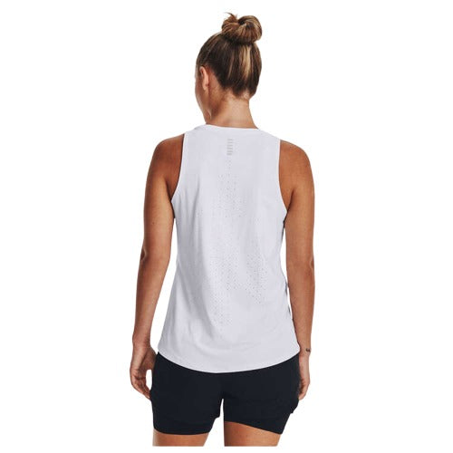 Under Armour Soft ISO-Chill Laser Tank - White