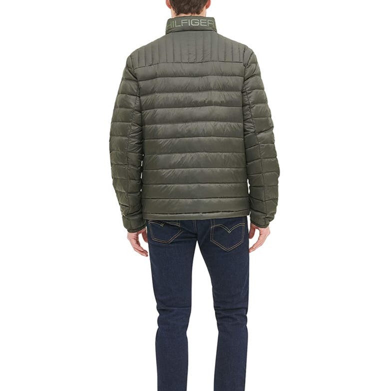 Tommy Hilfiger Men's Packable Down Puffer Jacket - Olive