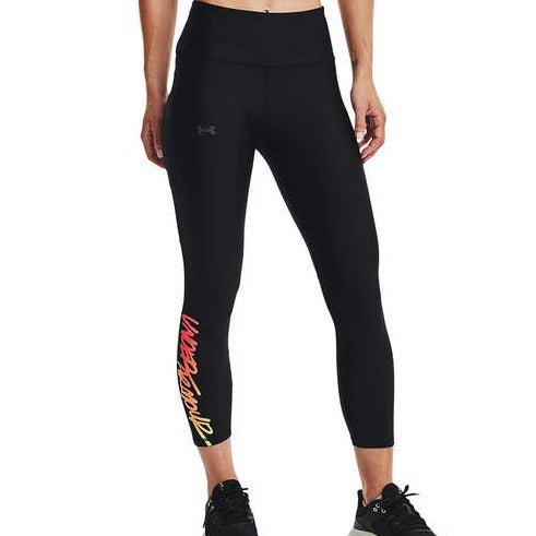 Under Armour Women's Heatgear Armour Ankle Tights - Black/Black