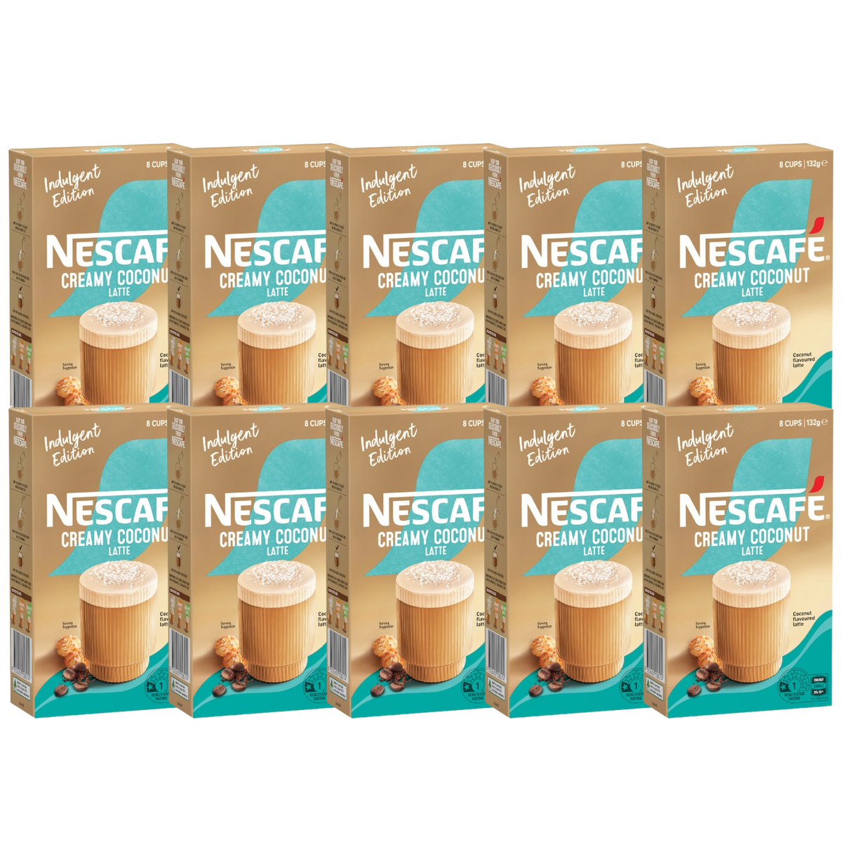 Nescafe Creamy Coconut Latte Coffee Sachets (80 serves)