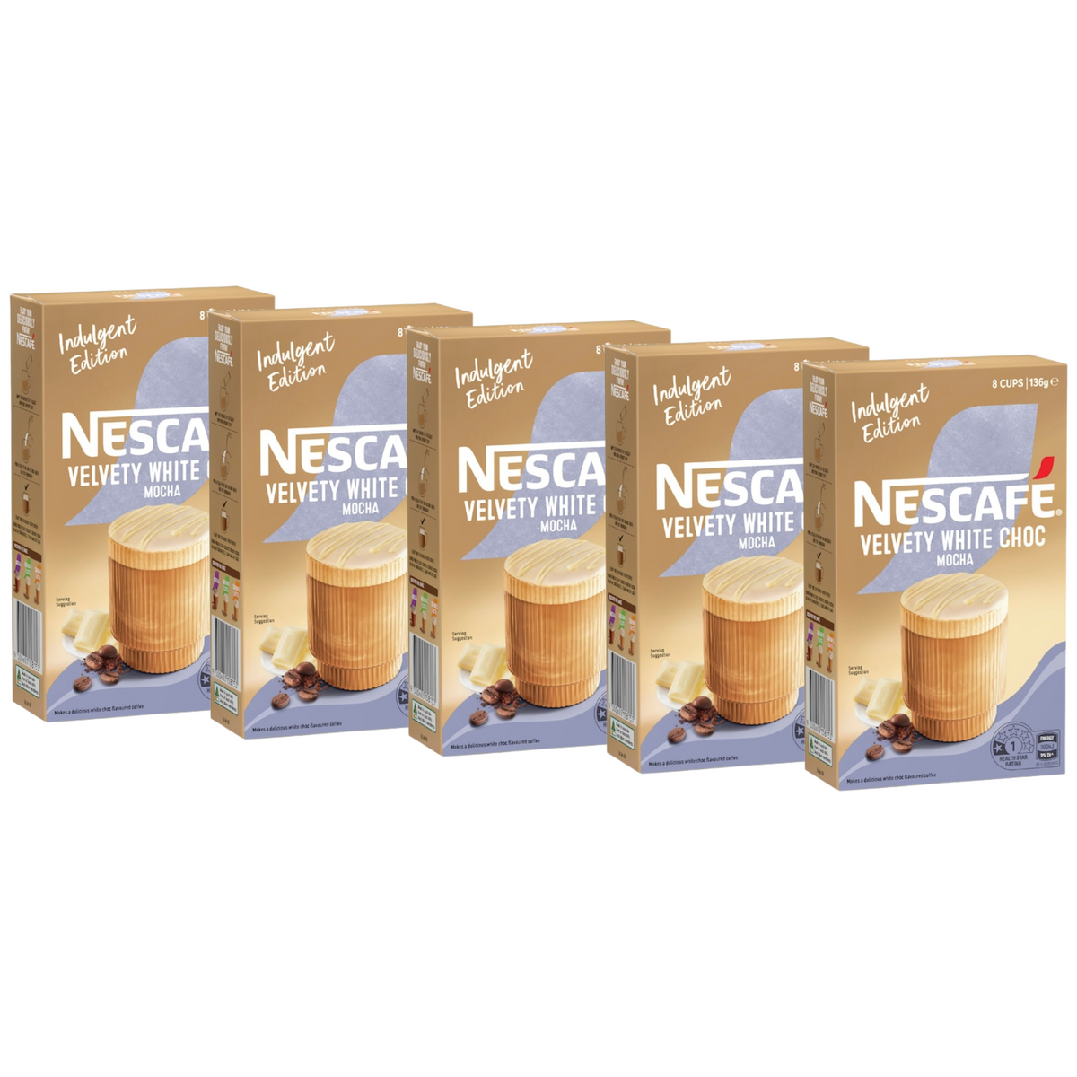 Nescafe Velvety White Choc Mocha Coffee Sachets (40 serves)