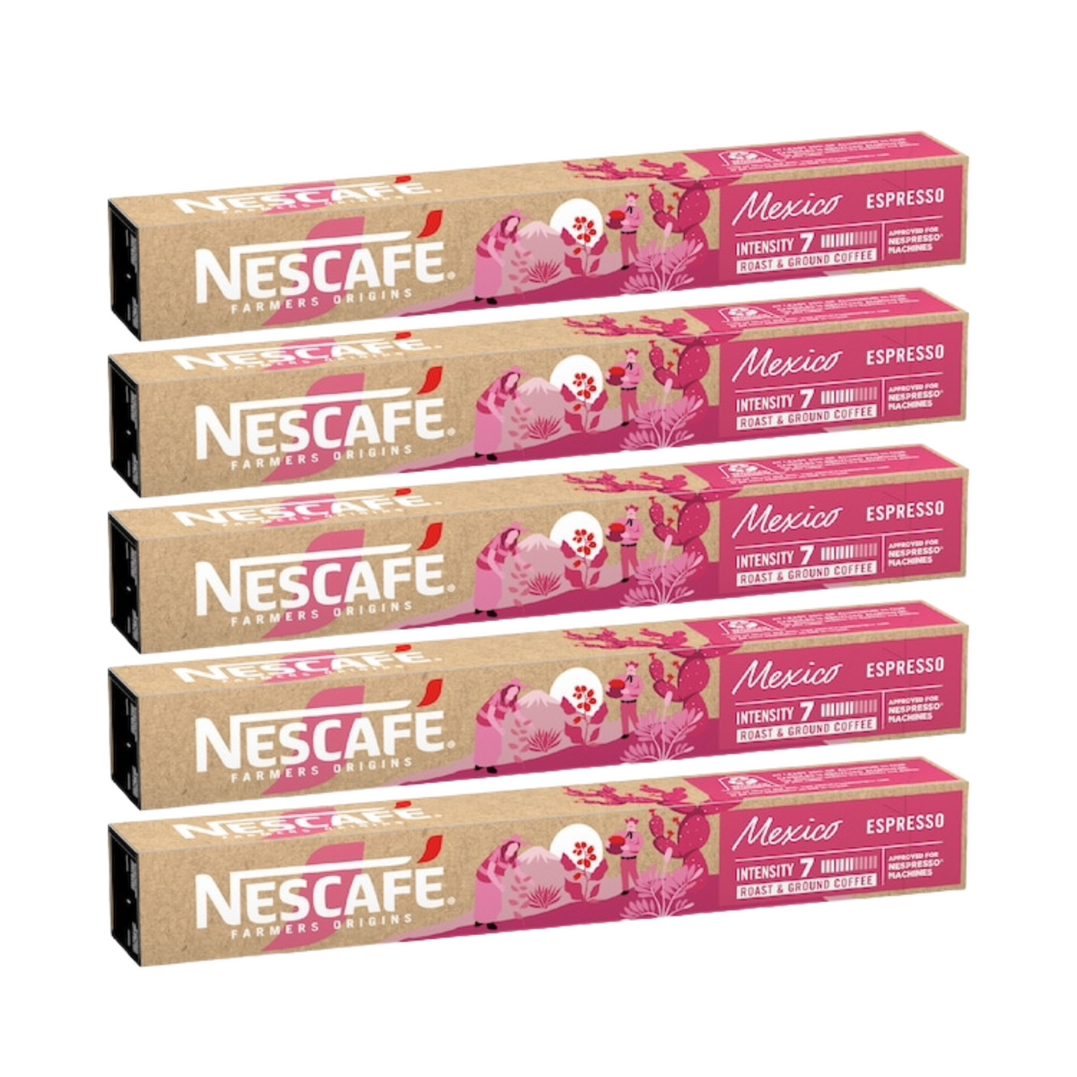 Nescafe Farmers Origin Pods Mexico Espresso Coffee Capsules 50 pack